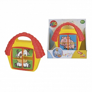 Кубики-пазл со звуком, 19 см. (Simba, 4011732)